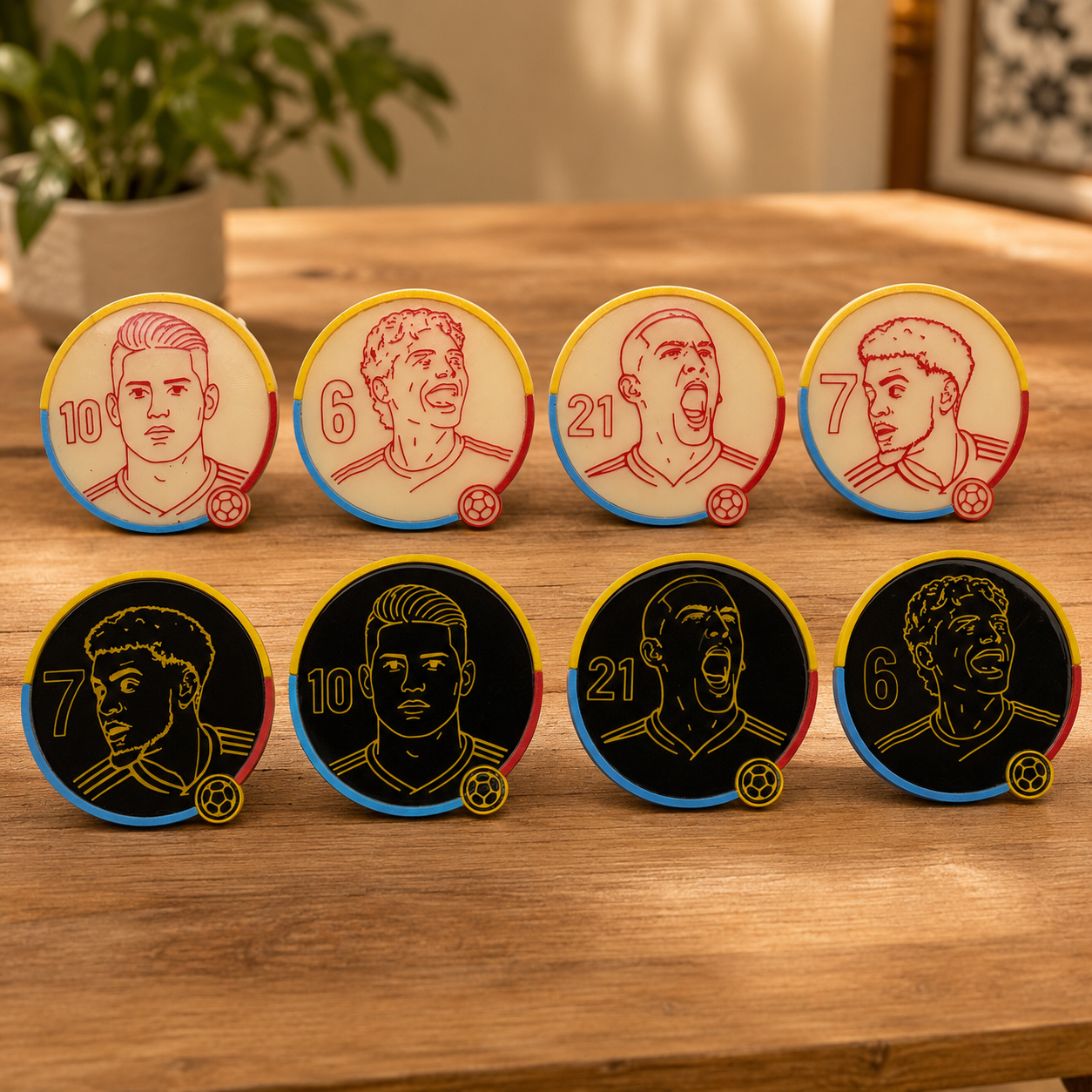 Set de 4 Portavasos Colección Mundial con Base Organizadora