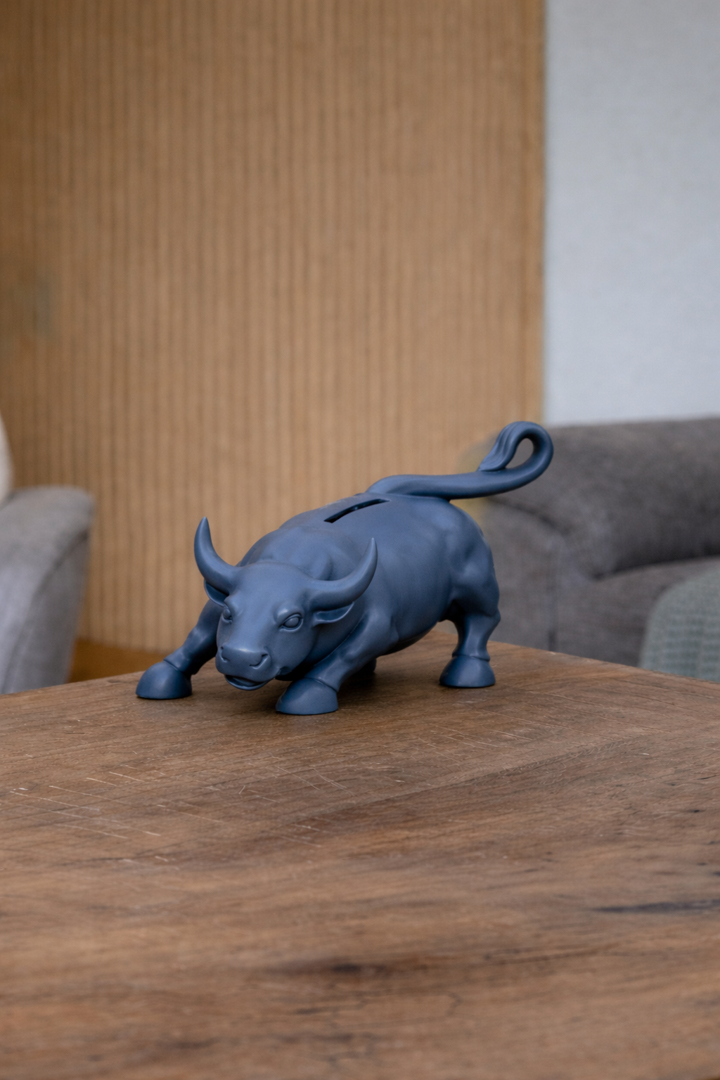 Alcancía Toro de Wall Street