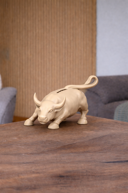 Alcancía Toro de Wall Street