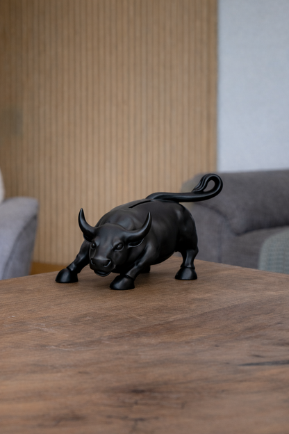 Alcancía Toro de Wall Street