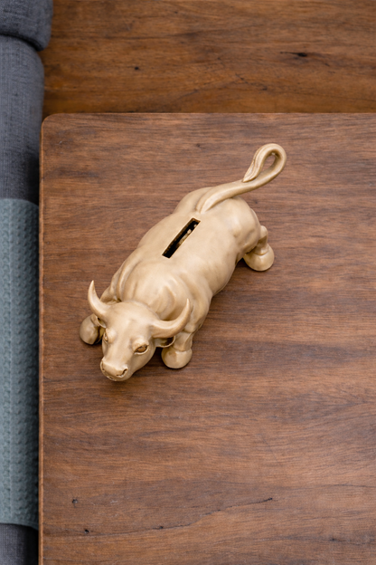 Alcancía Toro de Wall Street