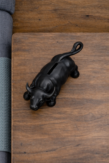 Alcancía Toro de Wall Street