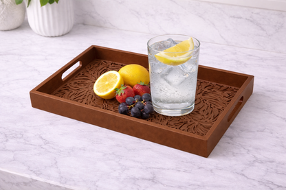 Bandeja Decorativa Botánica Azul Real