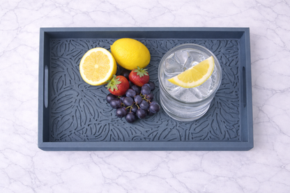 Bandeja Decorativa Botánica Azul Real