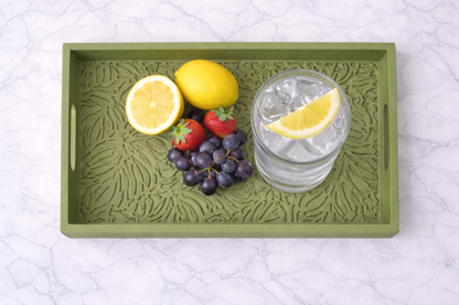 Bandeja Decorativa Botánica Azul Real