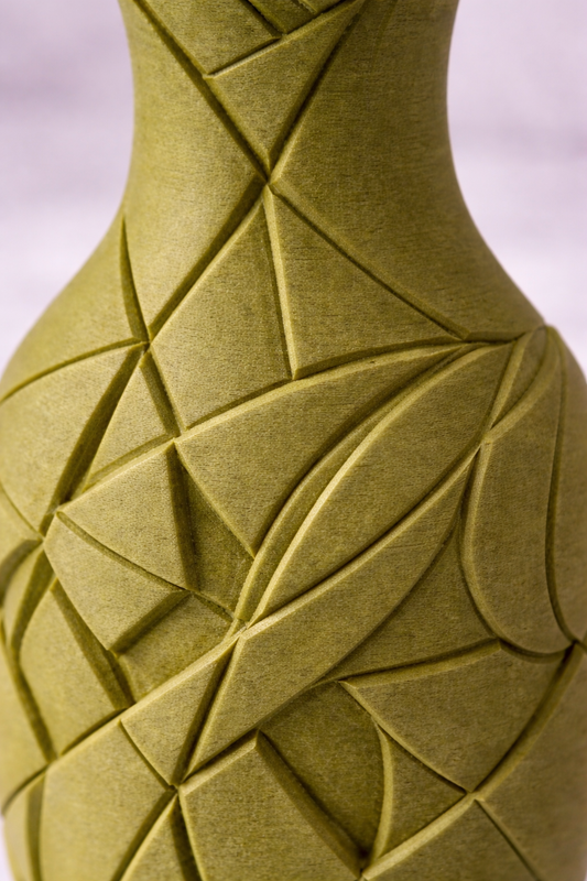 Florero Geométrico Origami