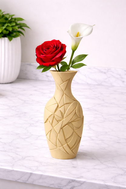Florero Geométrico Origami