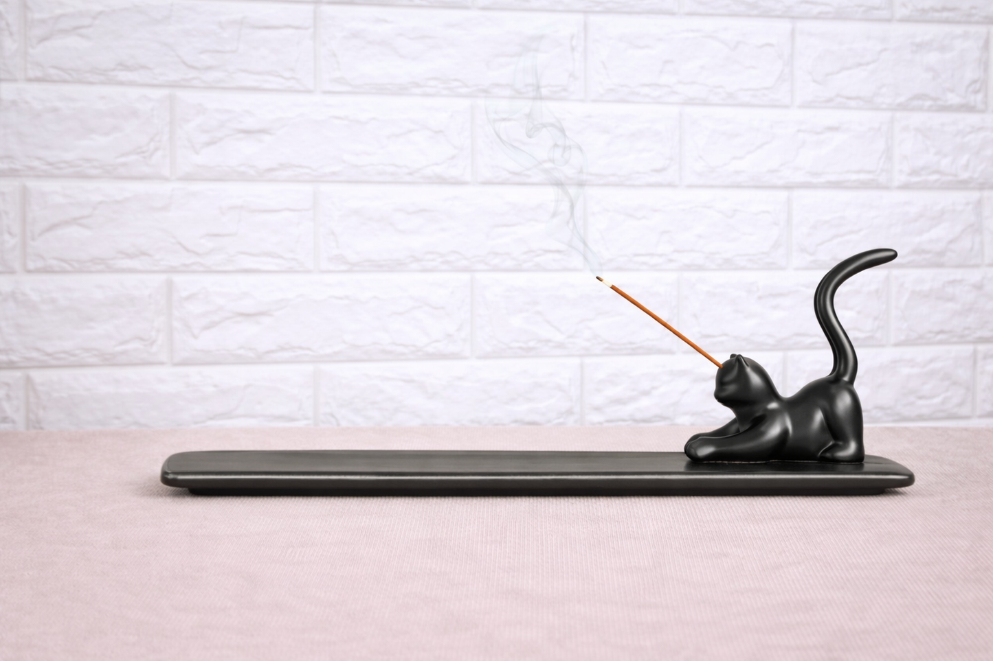 Porta Incienso Gato Zen