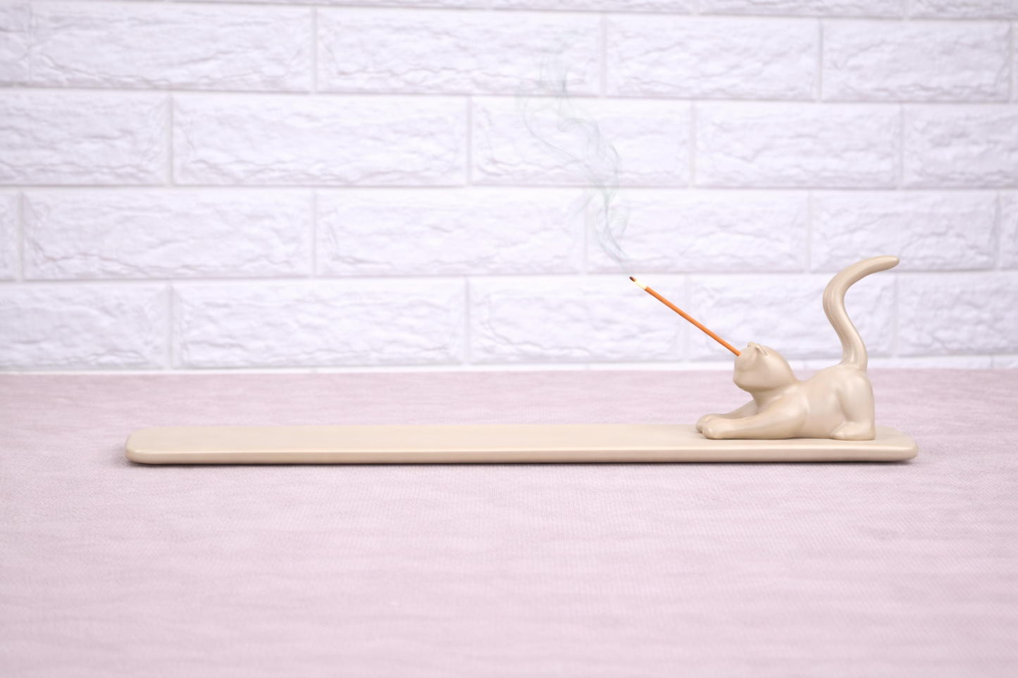 Porta Incienso Gato Zen