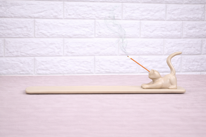 Porta Incienso Gato Zen