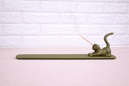 Porta Incienso Gato Zen