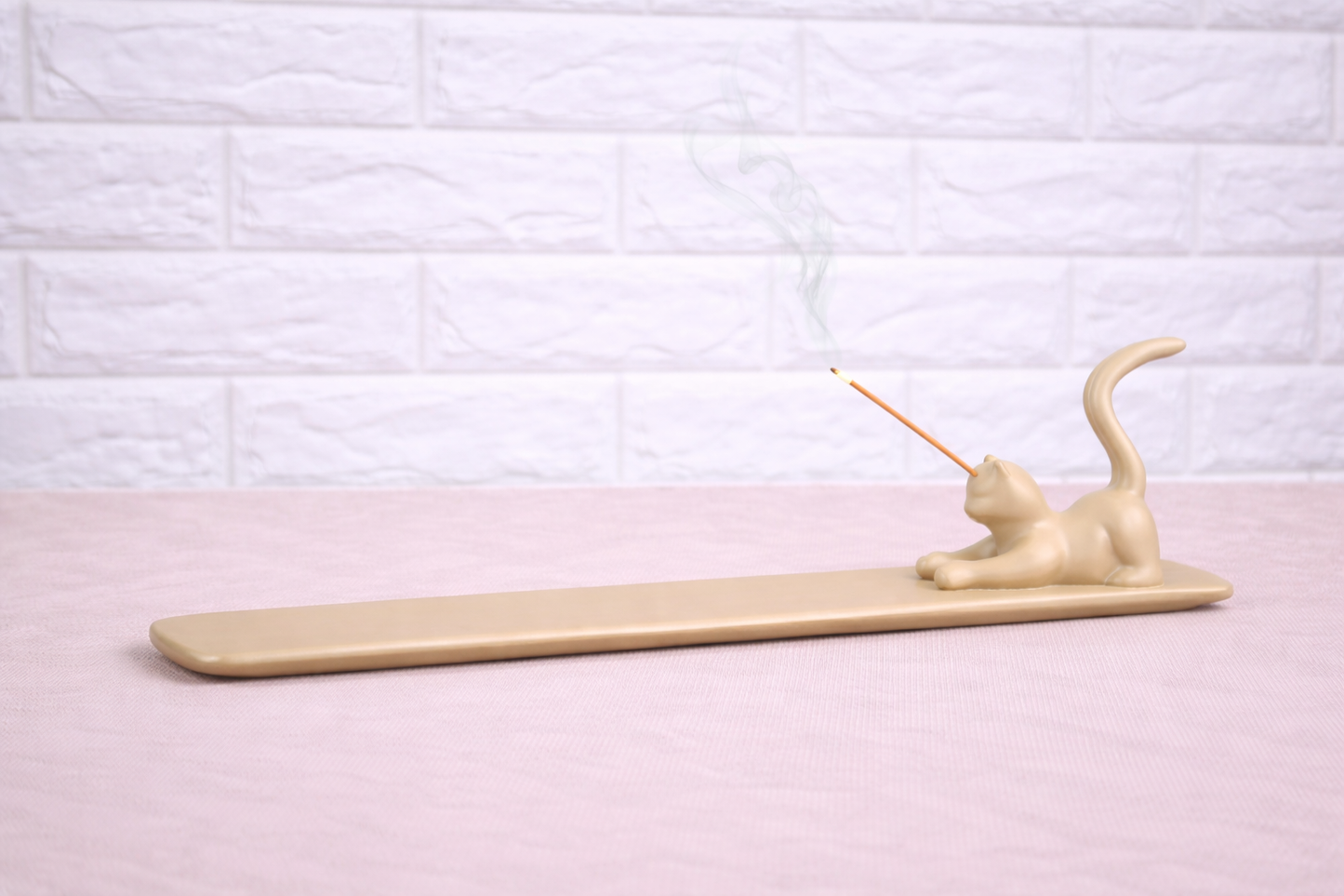 Porta Incienso Gato Zen