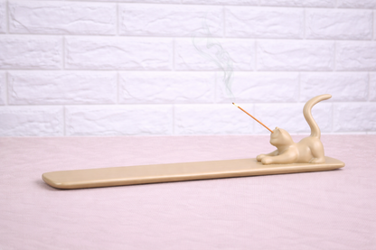 Porta Incienso Gato Zen