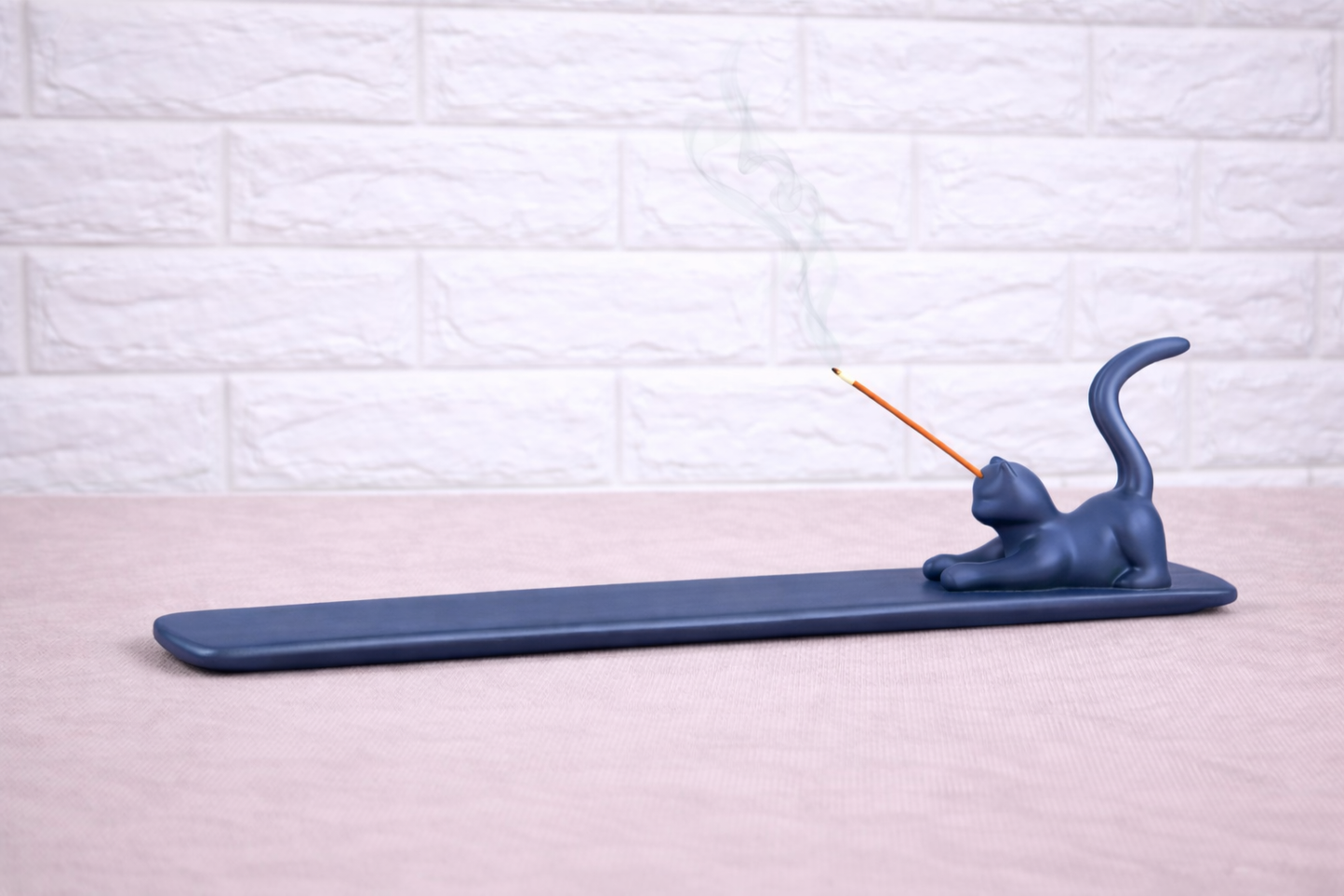 Porta Incienso Gato Zen