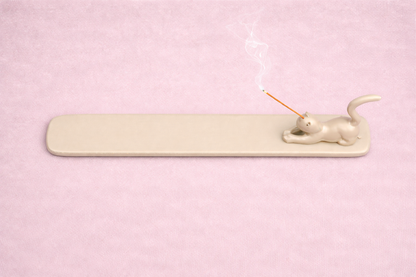 Porta Incienso Gato Zen