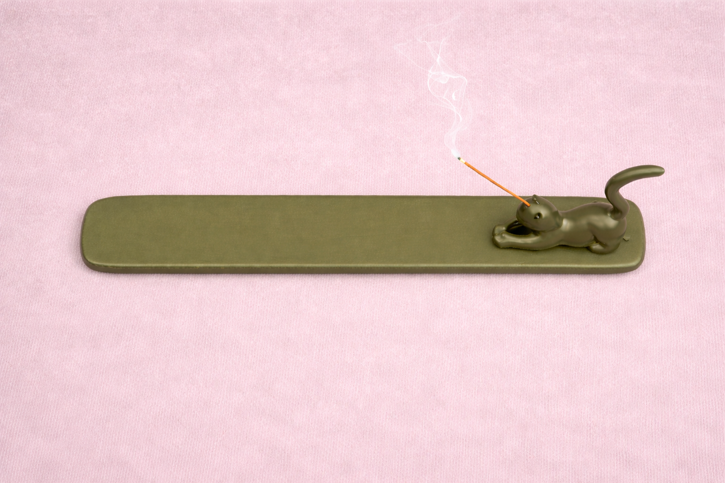 Porta Incienso Gato Zen