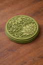 Portavasos Floral Relieve