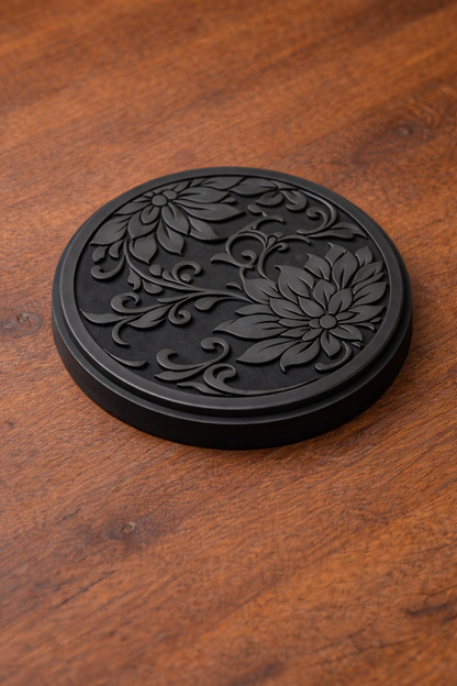Portavasos Floral Relieve
