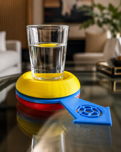 Ruleta de Shots Tricolor para Reuniones y Noches de Partido