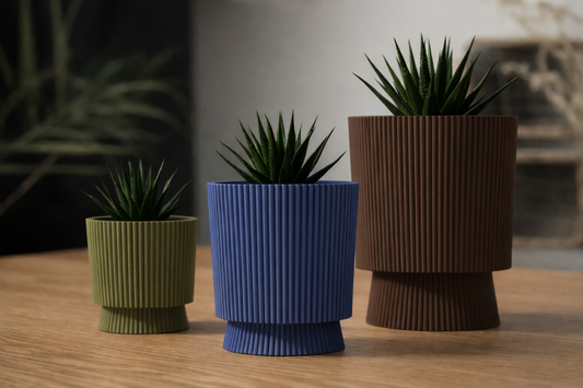 Trío de Materas Decorativas – Diseño Minimalista y Funcional